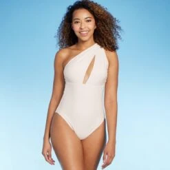 Women's One Shoulder Plunge Cut Out One Piece Swimsuit - Shade & Shore™ -Clothing Sales Store GUEST 898768f4 721b 43c3 9e92 fd990f6d2e24
