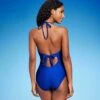 Women's Halter Keyhole Bandeau One Piece Swimsuit - Shade & Shore™