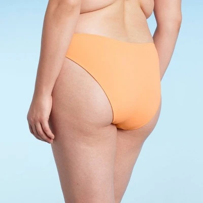 Women's Hipster Bikini Bottom - Shade & Shore™ Orange 6 Women's Hipster Bikini Bottom - Shade & Shore™ Orange - Image 4