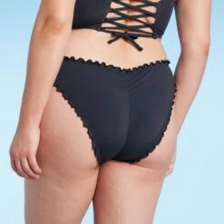 Women's Side-Tie High Leg Extra Cheeky Bikini Bottom - Shade & Shore™ Gray -Clothing Sales Store GUEST 8c802692 ea21 4e48 aec1 f5f4f753f8d6