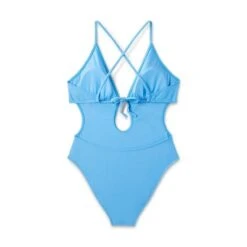 Women's Tie-Front Plunge One Piece Swimsuit - Shade & Shore™ -Clothing Sales Store GUEST 8d002785 5d92 43d6 ae90 eafc8850b90e