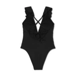 Women's Plunge Flounce Neckline One Piece Swimsuit - Shade & Shore™ -Clothing Sales Store GUEST 8fe67b86 48e3 4645 a683 bad6ee5773b0