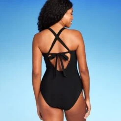 Women's Ribbed Plunge Ring Detail One Piece Swimsuit - Shade & Shore™ -Clothing Sales Store GUEST 98eb98bc b2f8 49f3 9de0 f2818f905f5f