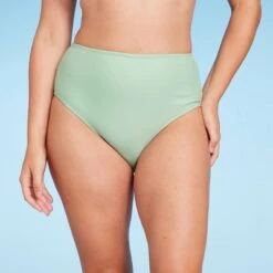Women's High Waist Cheeky Bikini Bottom - Shade & Shore™ Light Green -Clothing Sales Store GUEST 9b6e5e8f 1a11 4bc7 994b 55f1590a9210