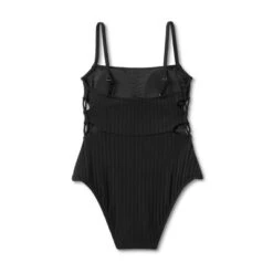 Women's Square Neck Strappy Side Ribbed One Piece Swimsuit - Shade & Shore™ -Clothing Sales Store GUEST a3288cd2 4dbe 416e aa4e 285846ae39f8