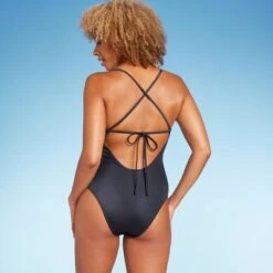 Women's Shirred V-Wire Plunge One Piece Swimsuit - Shade & Shore™ Gray 12 Women's Shirred V-Wire Plunge One Piece Swimsuit - Shade & Shore™ Gray -Clothing Sales Store GUEST a75504fb 22eb 47fe a6bb 7efed9f5a96d