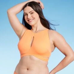 Women's High Neck Cut Out Underwire Bikini Top - Shade & Shore™ Orange -Clothing Sales Store GUEST aa3b1840 e97f 425e 9435 63beabf3006c
