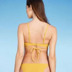 Women's Strappy Ring Detail Bikini Top - Shade & Shoreâ„¢ Yellow