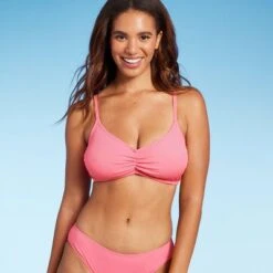 Women's Shirred Ribbed Bralette Bikini Top - Shade & Shore™ -Clothing Sales Store GUEST ae4ccbe0 65f3 42c1 a001 82b71f8c726e