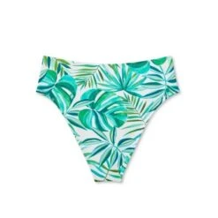 Women's High Waist High Leg Extra Cheeky Bikini Bottom - Shade & Shore™ Green Tropical Print -Clothing Sales Store GUEST b00a8003 52d9 4a75 93ac 8ea690fb93a9