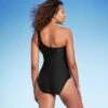 Women's Mesh Front Asymmetrical One Shoulder One Piece Swimsuit - Shade & Shore™ Black -Clothing Sales Store GUEST b40f80f6 0dc7 417d 88dc 2c73a7c6806f