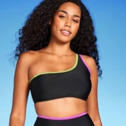 Women's Contrast Binding One Shoulder Bralette Bikini Top - Shade & Shore™ -Clothing Sales Store GUEST b4a72fc4 77c1 49ad a9e4 cd5ba570a3e2