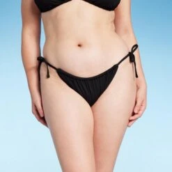 Women's Ribbed High Leg Side-Tie Bikini Bottom - Shade & Shore™ -Clothing Sales Store GUEST bacea10a c9ec 40d9 bda5 97a3f2bc85d3