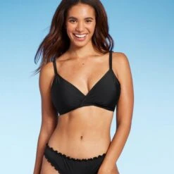 Women's Triangle Surplice Bralette Bikini Top - Shade & Shore™ -Clothing Sales Store GUEST c030c115 b32b 4e63 b5c5 9db97c649c1c
