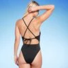 Women's Ribbed Plunge Front Cut Out One Piece Swimsuit - Shade & Shore™ -Clothing Sales Store GUEST c5e9d569 060e 402b a18a c9580ba5145a