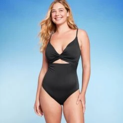 Women's Plunge Cut Out One Piece Swimsuit - Shade & Shore™ -Clothing Sales Store GUEST c8666757 5a23 48f7 b833 c934d9a7de62