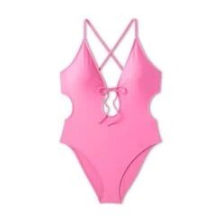 Women's Tie-Front Plunge One Piece Swimsuit - Shade & Shore™ -Clothing Sales Store GUEST c9ffa143 01de 4747 8362 e567f30ab3cb