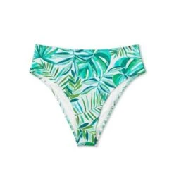 Women's High Waist High Leg Extra Cheeky Bikini Bottom - Shade & Shore™ Green Tropical Print -Clothing Sales Store GUEST ccbb0fa7 a6c5 43c9 b90a a77c8bd60dee