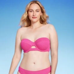 Women's Pucker Textured Light Lift Bandeau Bikini Top - Shade & Shore™ -Clothing Sales Store GUEST ce96c902 bc0f 4232 a92d 414d06ad03a9
