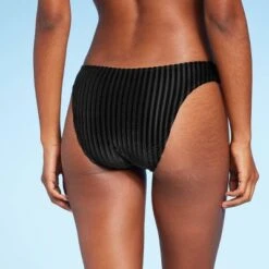 Women's Velour Ribbed Cheeky Bikini Bottom - Shade & Shore™ Black -Clothing Sales Store GUEST d039a798 45d9 4fb3 9c8e f4be3d530d15
