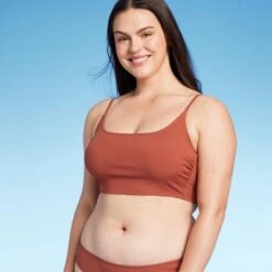 Women's Longline Ribbed Bikini Top - Shade & Shore™ -Clothing Sales Store GUEST d20b63de 2c65 4726 9fcf a7c8d791deb2