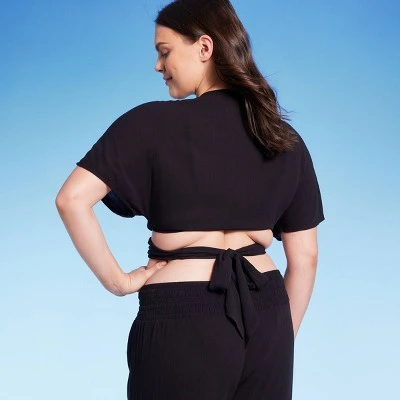 Women's Multiway Wrap Cover Up Top - Shade & Shore™ 4 Women's Multiway Wrap Cover Up Top - Shade & Shore™ - Image 3