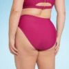 Women's Mid-Rise Hipster Bikini Bottom - Shade & Shore™ Berry Purple