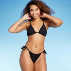 Women's Ribbed High Leg Side-Tie Bikini Bottom - Shade & Shore™ -Clothing Sales Store GUEST d7ae9ef9 a550 437b 953a 1dd3ede1f333