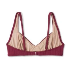 Women's Unlined Ribbed Bikini Top - Shade & Shore™ Dark Red -Clothing Sales Store GUEST d9b3b6c2 7aea 489a 9d0c fd344618f919