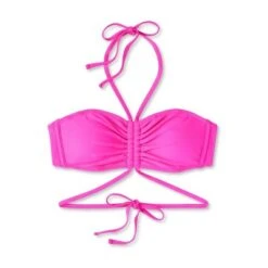 Women's Strappy Halter Bandeau Bikini Top - Shade & Shore™ Pink -Clothing Sales Store GUEST db2dfba1 80c2 4a89 ae86 b05f8e811195