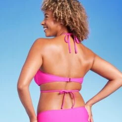 Women's Strappy Halter Bandeau Bikini Top - Shade & Shore™ Pink -Clothing Sales Store GUEST dc308b97 3030 4dd3 a3c5 c4f05215b532