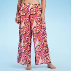 Women's Pull-On Cover Up Pants - Shade & Shore™ Multi Abstract Print -Clothing Sales Store GUEST dc4654c8 df7b 433b 91bd 84fb74a6912e