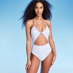 Women's Cut Out Halter Lurex One Piece Swimsuit - Shade & Shore™ Cream 12 Women's Cut Out Halter Lurex One Piece Swimsuit - Shade & Shore™ Cream -Clothing Sales Store GUEST de19ed29 e0de 43b5 a1b4 d0d74c0db67f