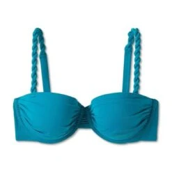 Women's Light Lift Shirred Underwire Bikini Top - Shade & Shore™ Teal Blue -Clothing Sales Store GUEST e16ef570 77df 4b94 a585 027f263c2ccc