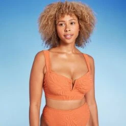 Women's Bandeau Jacquard Bikini Top - Shade & Shore™ Orange -Clothing Sales Store GUEST e3891437 ca25 4632 8ff1 b4d1a75242b4