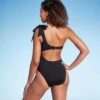 Women's One Shoulder Bow Cut Out One Piece Swimsuit - Shade & Shore™ -Clothing Sales Store GUEST e45bd6d5 474c 49f4 a1cd 917600b29d54