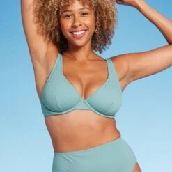 Women's Retro Ribbed Underwire Bikini Top - Shade & Shore™ 16 Women's Retro Ribbed Underwire Bikini Top - Shade & Shore™ -Clothing Sales Store GUEST e9950f13 a6ee 4807 8fef d652544ebd99