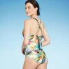 Women's Plunge Ring Detail One Piece Swimsuit - Shade & Shore™ Multi Tropical Print -Clothing Sales Store GUEST f0fb9dea 89c9 4fc3 be51 43bba3e85f08