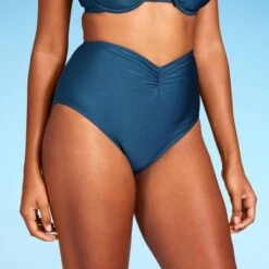 Women's High Waist Shirred Front Bikini Bottom - Shade & Shore™ -Clothing Sales Store GUEST f5b21dea 66ea 468e 9220 8524d4d1d9ff