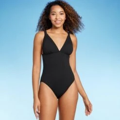 Women's Ribbed Triangle One Piece Swimsuit - Shade & Shore™ 11 Women's Ribbed Triangle One Piece Swimsuit - Shade & Shore™ -Clothing Sales Store GUEST fbf2e2c3 e28d 47fd abc9 aa50cb8622b8